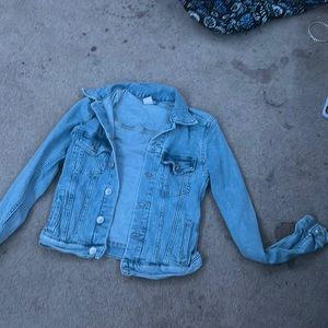 Denim jacket , cute , small , H&M